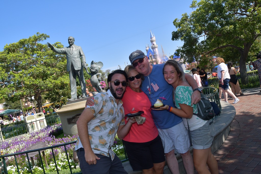 Disneyland with Shawn's parents, Carol & Rob